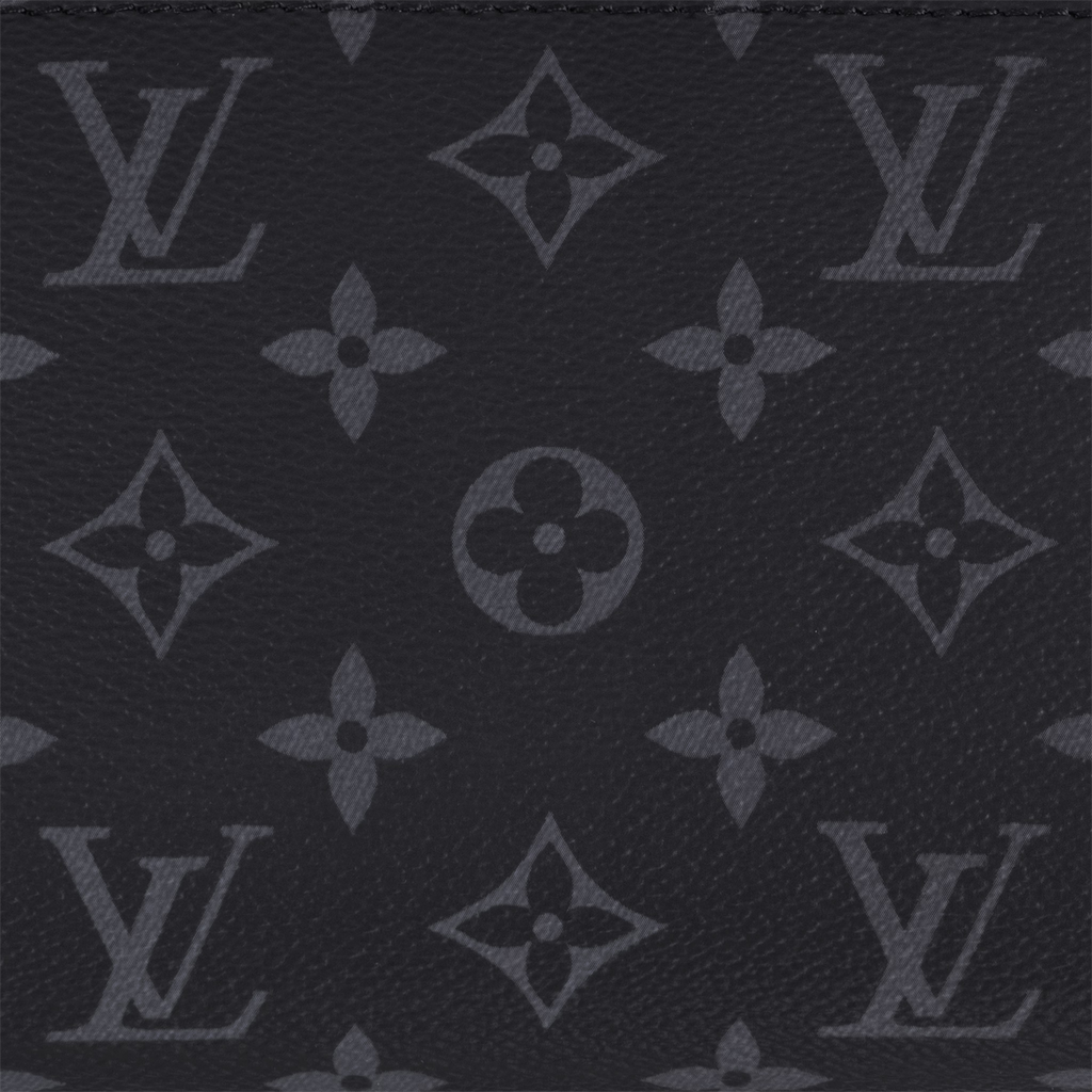 Louis Vuitton Monogram Eclipse Steamer Wearable Wallet – Black