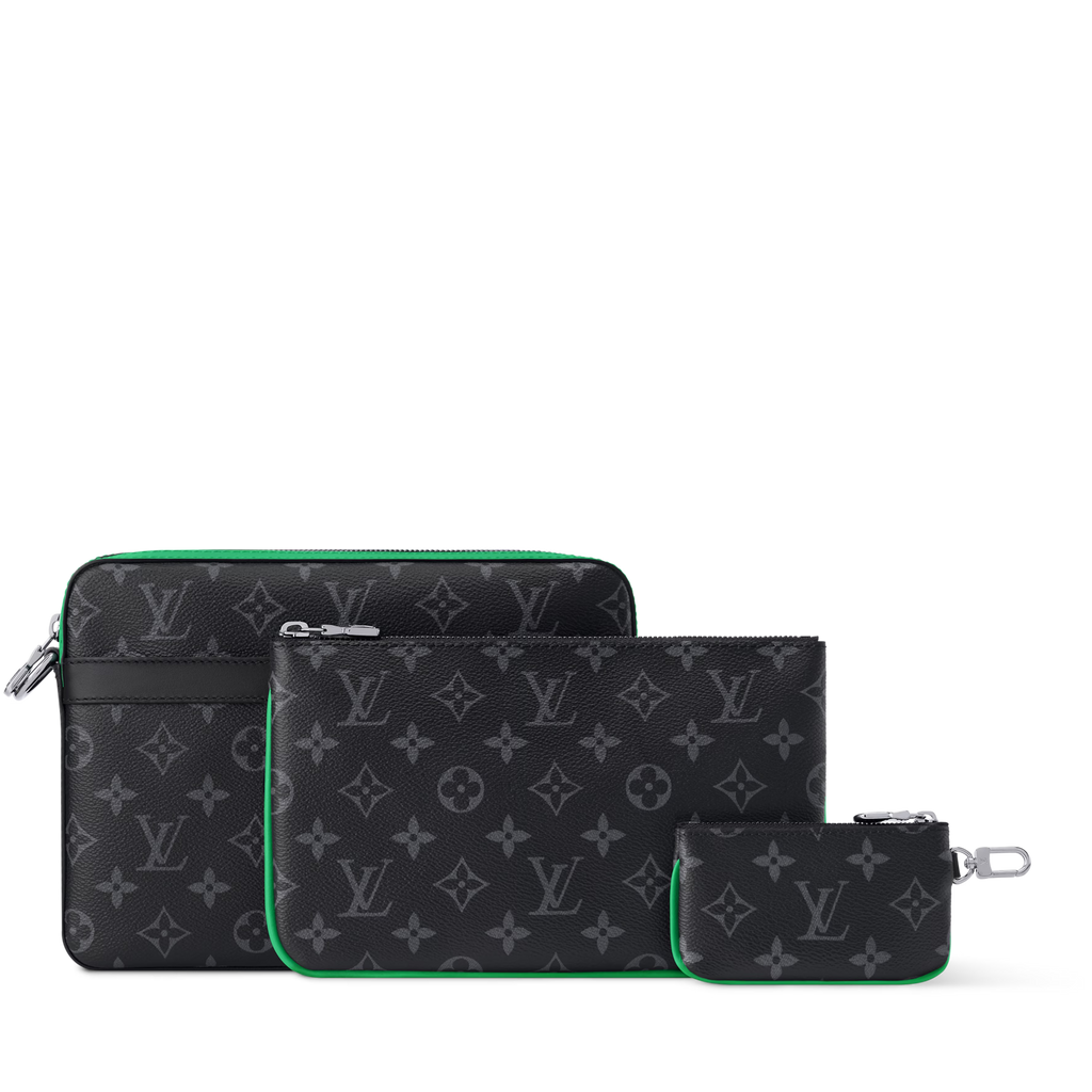 Louis Vuitton Monogram Eclipse Trio Messenger Bag – Bamboo Green