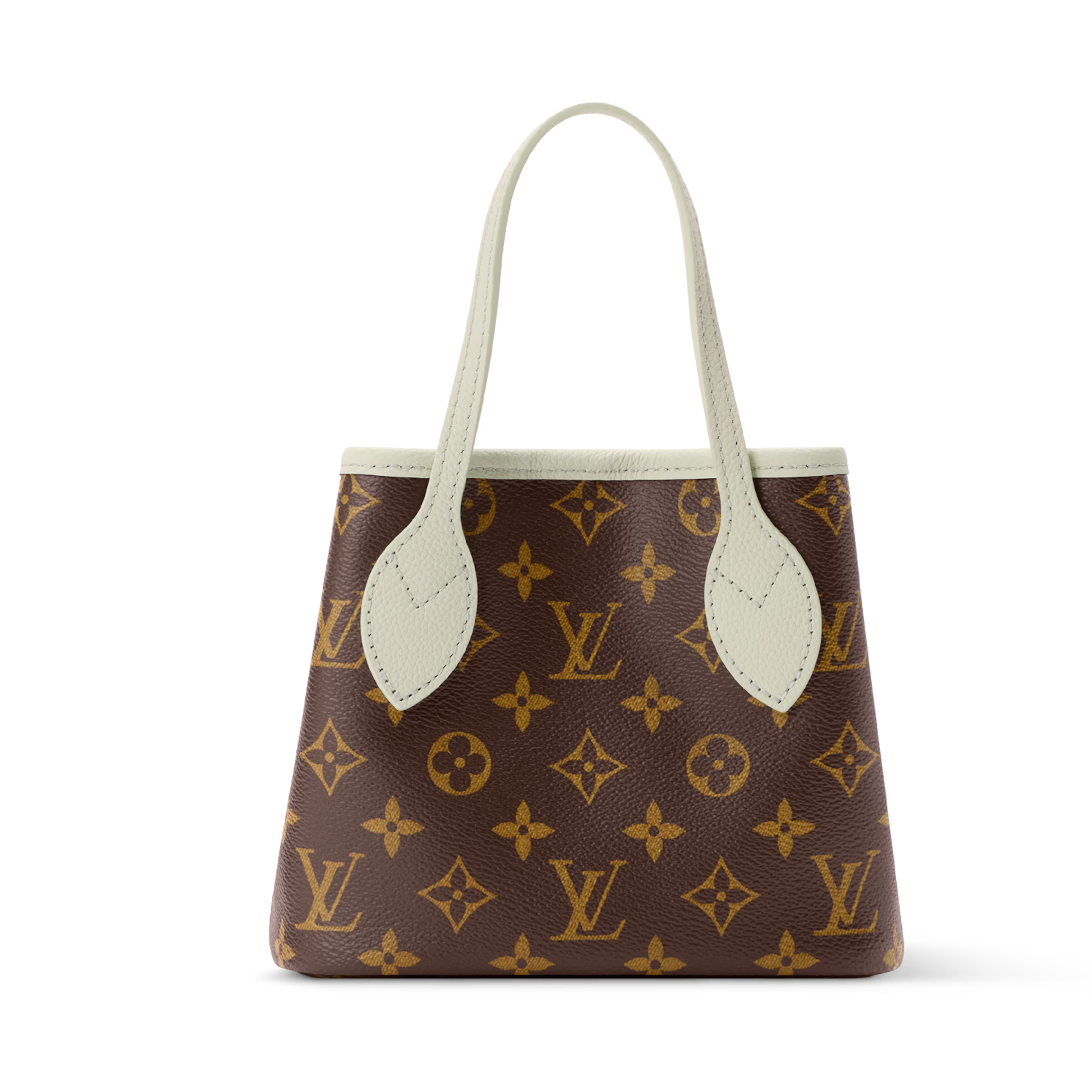 Louis Vuitton Monogram Celadon Neverfull Bandoulière Inside Out BB Handbag – Beige