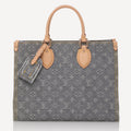 Louis Vuitton Monogram Denim OnTheGo MM Shoulder Bag – Trianon Grey