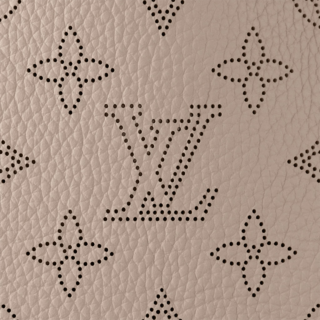 Louis Vuitton Mahina Leather Carmel Hobo Bag - Beige Galet