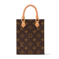 Louis Vuitton Monogram Canvas Petit Sac Plat Shoulder Bag – Brown