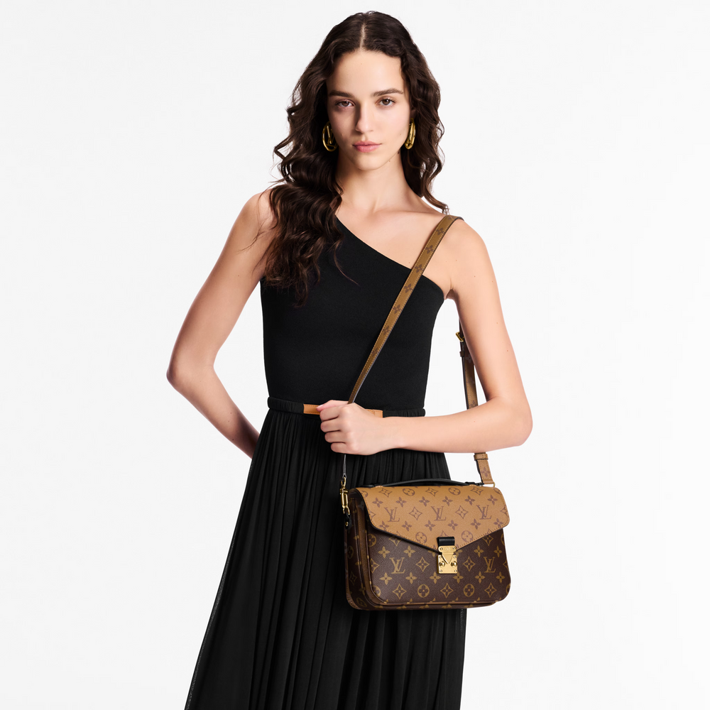 Louis Vuitton Monogram Reverse Pochette Métis Canvas Bag – Brown