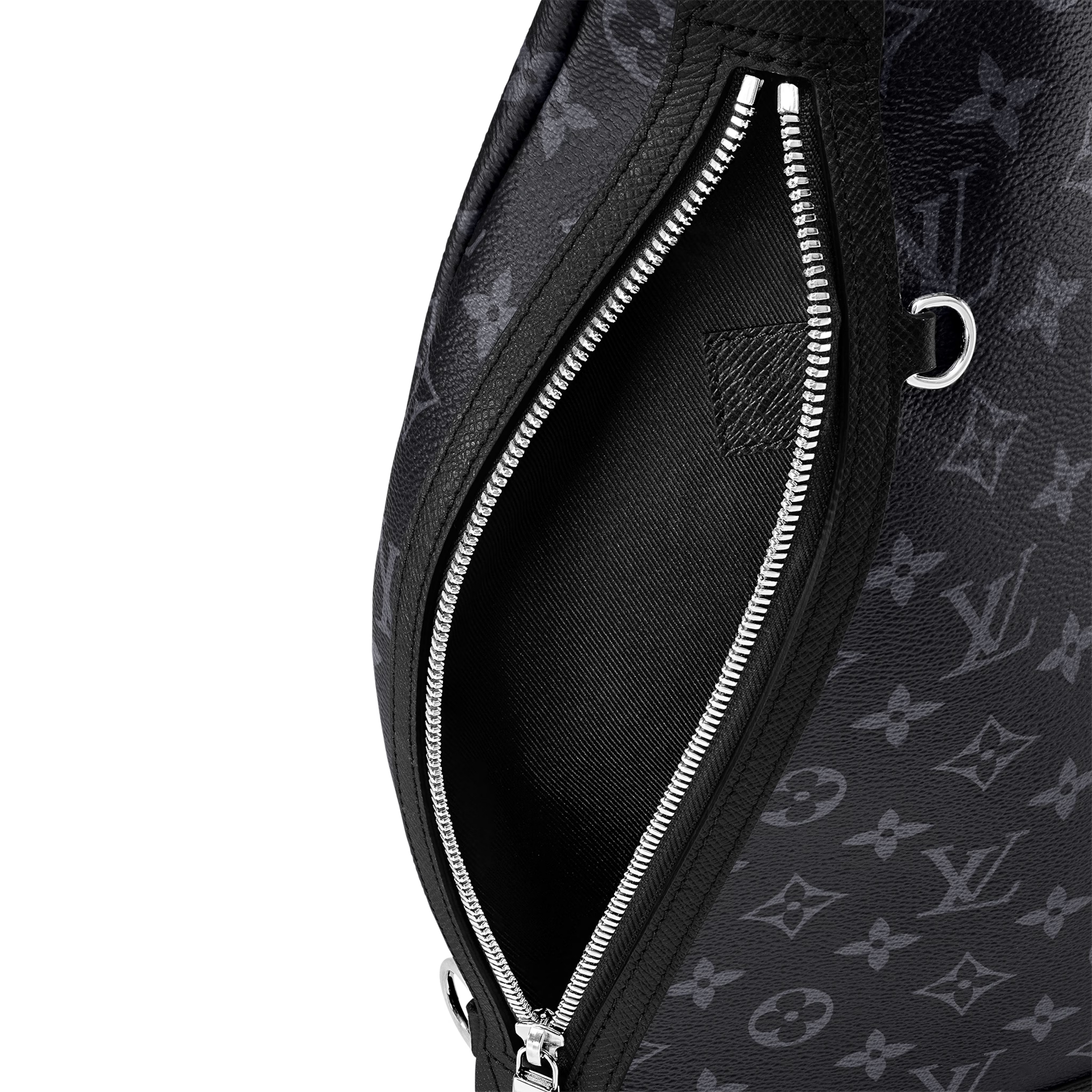 Louis Vuitton Monogram Canvas Taigarama Leather Duo Slingbag – Black