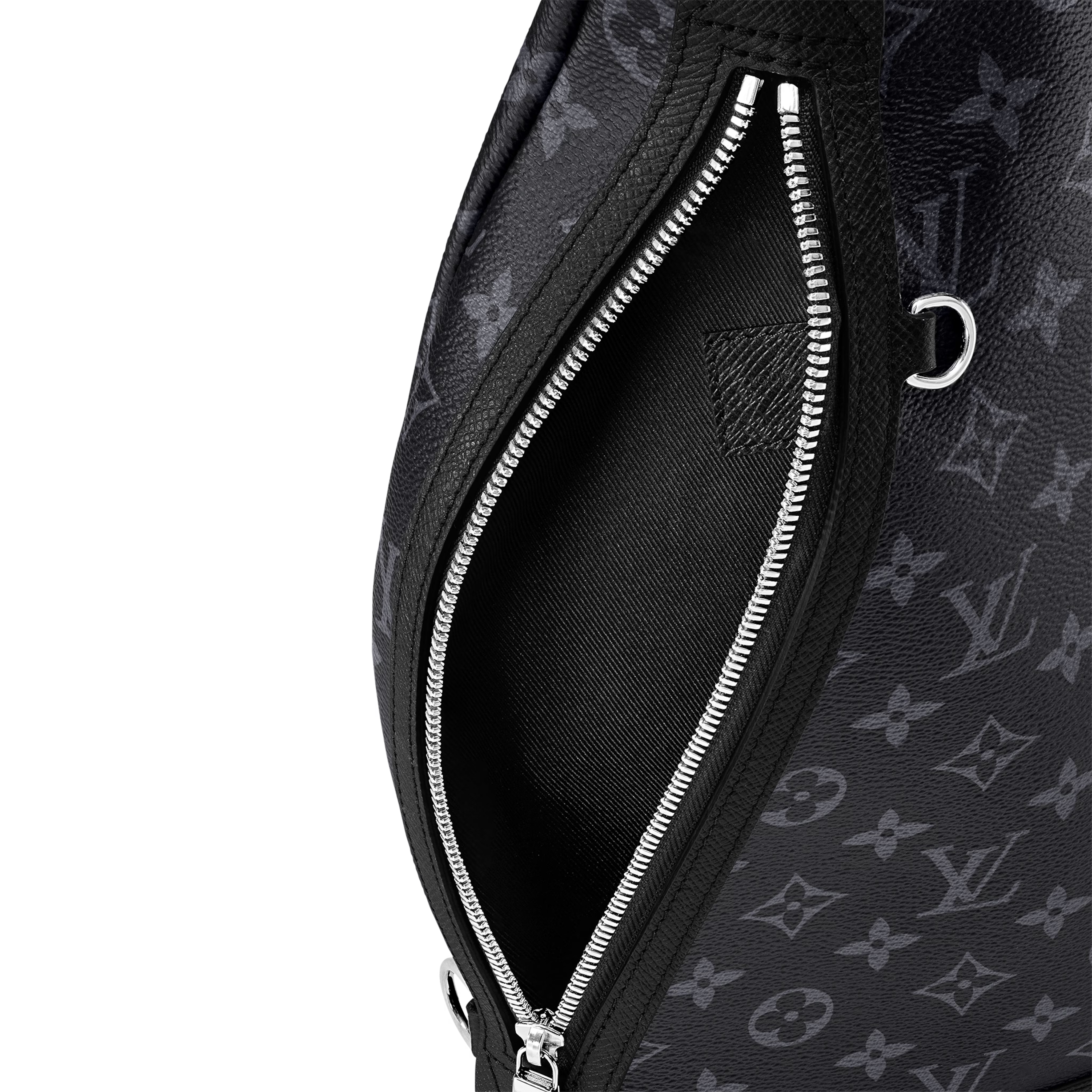 Louis Vuitton Monogram Canvas Taigarama Leather Duo Slingbag – Black