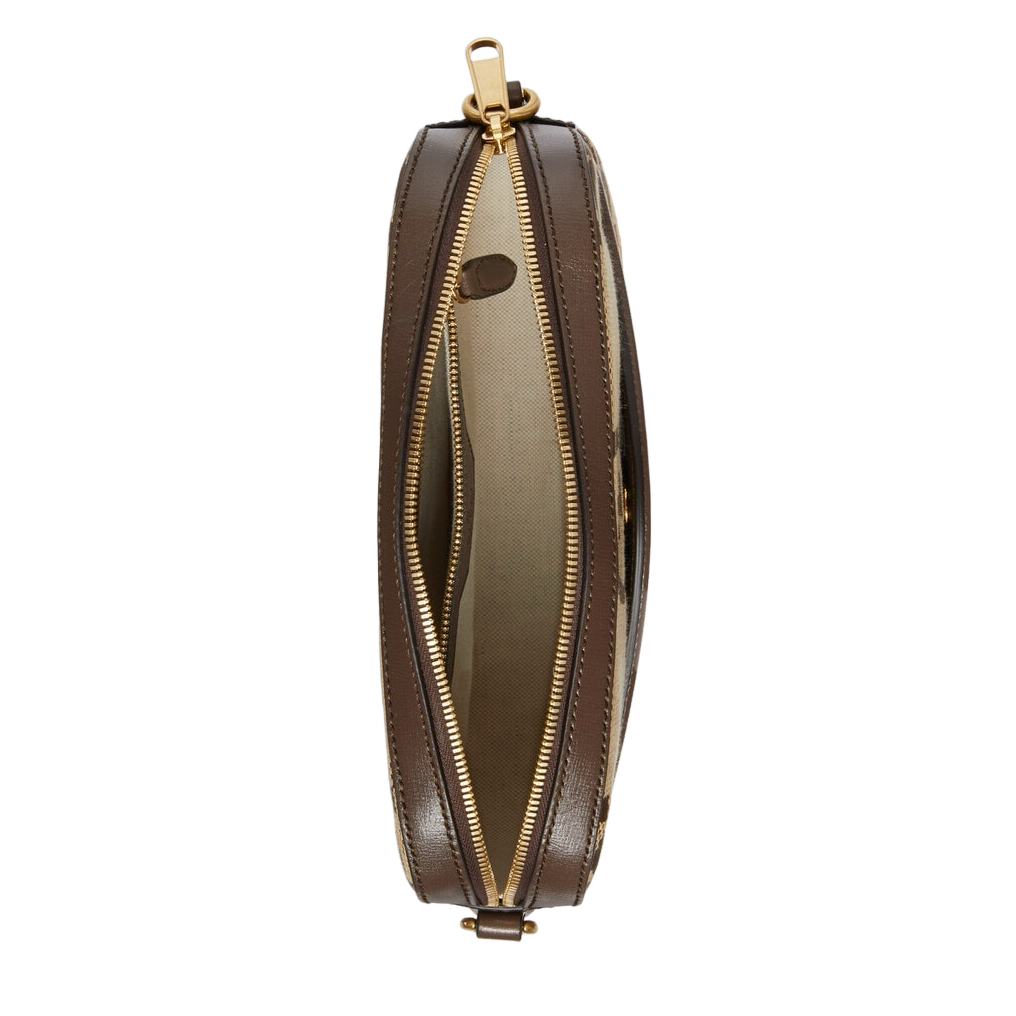 Gucci Jumbo GG Monogram Messenger Crossbody Bag – Beige