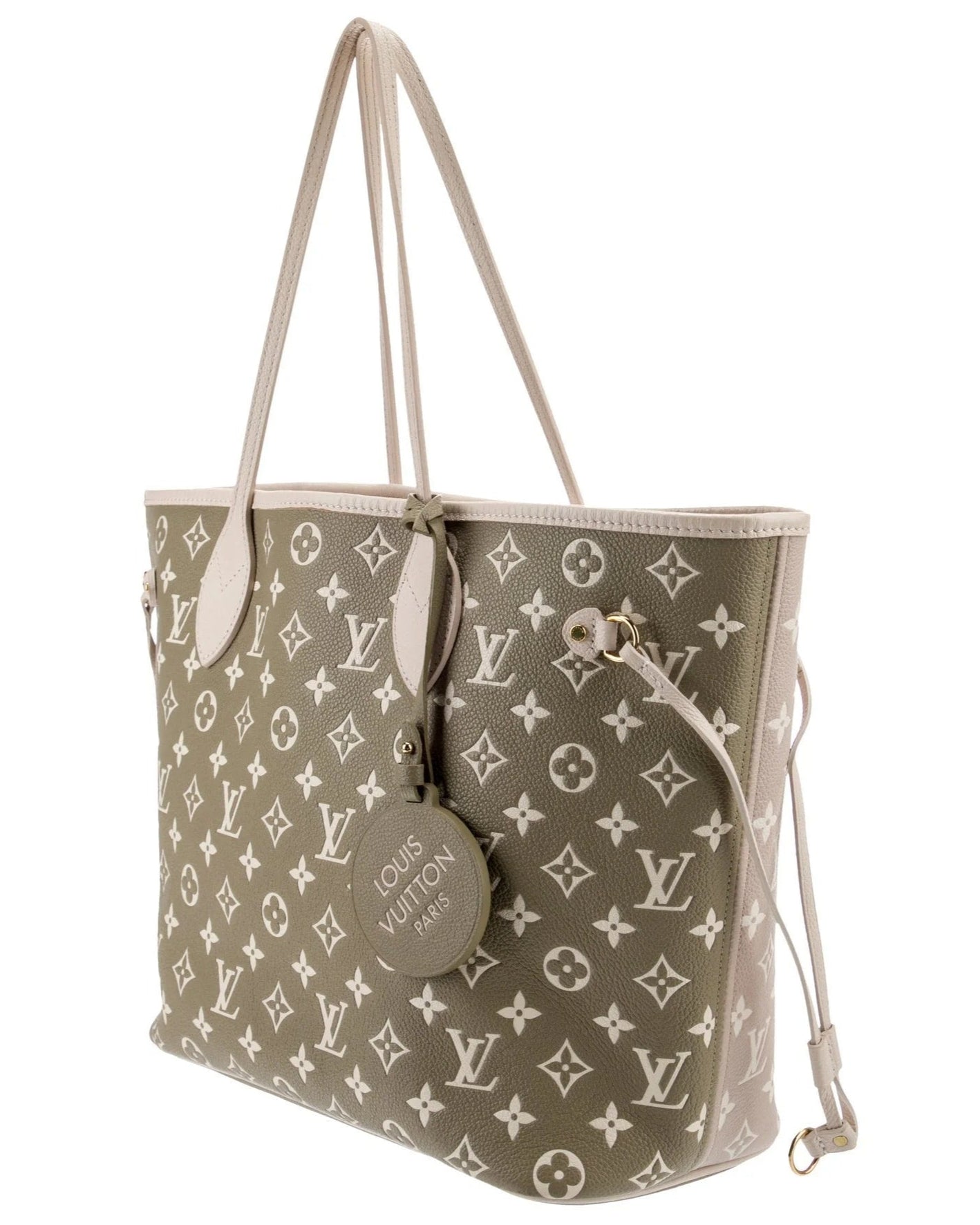 Louis Vuitton Spring In The City Neverfull MM - Khaki Beige and Cream