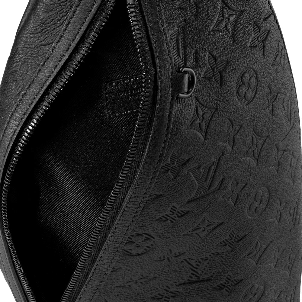 Louis Vuitton Monogram Shadow Leather Duo Slingbag Bag – Black