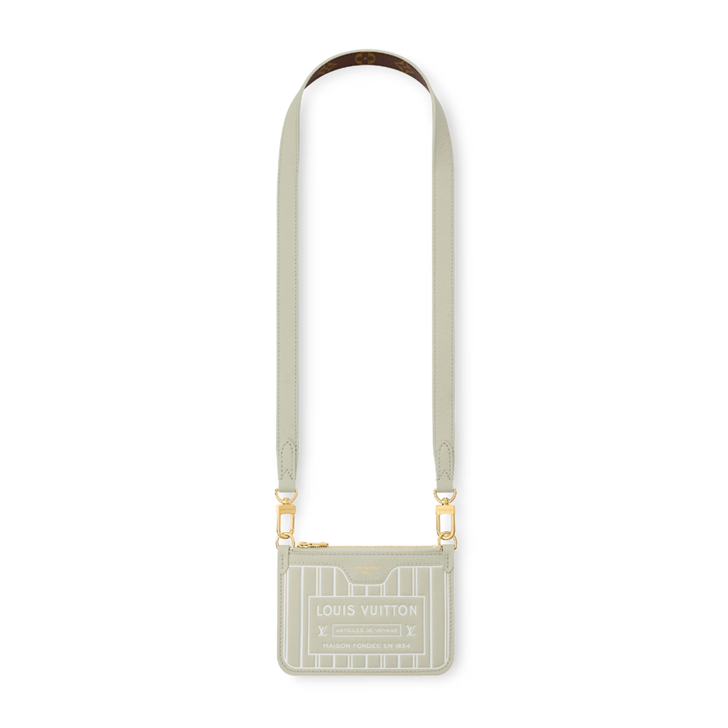 Louis Vuitton Monogram Celadon Neverfull Bandoulière Inside Out BB Handbag – Beige
