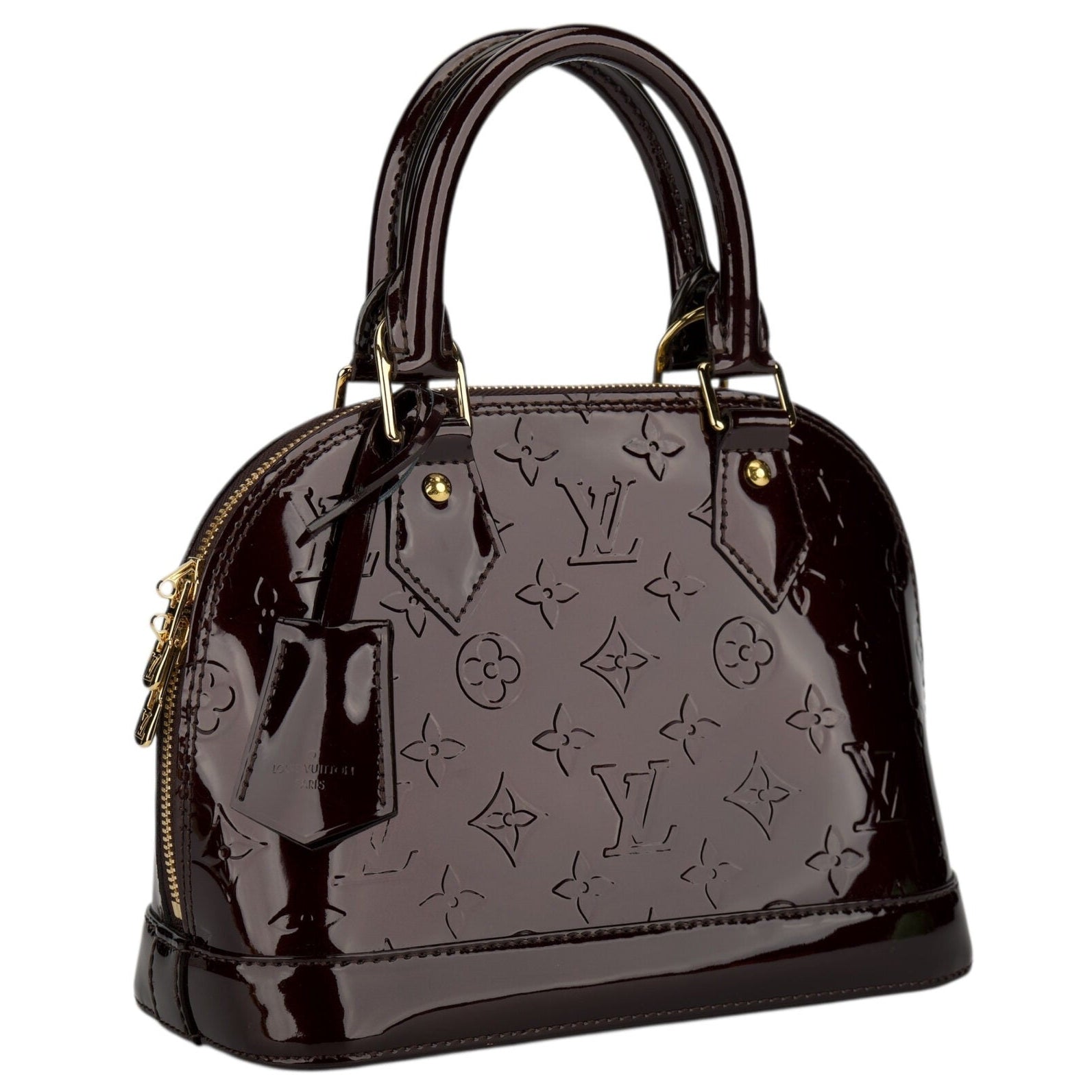 Louis Vuitton Vernis Alma BB Handbag - Amarante