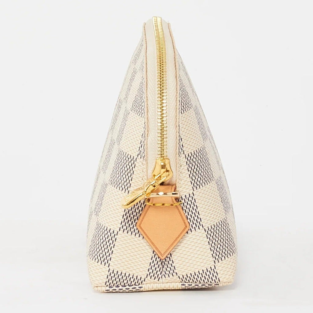Louis Vuitton Damier Azur Cosmetic Pouch – White