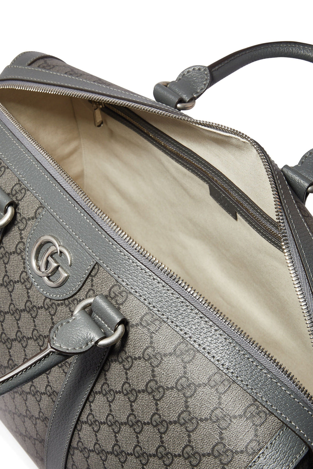 Gucci GG Supreme Canvas Ophidia Duffle Bag – Grey