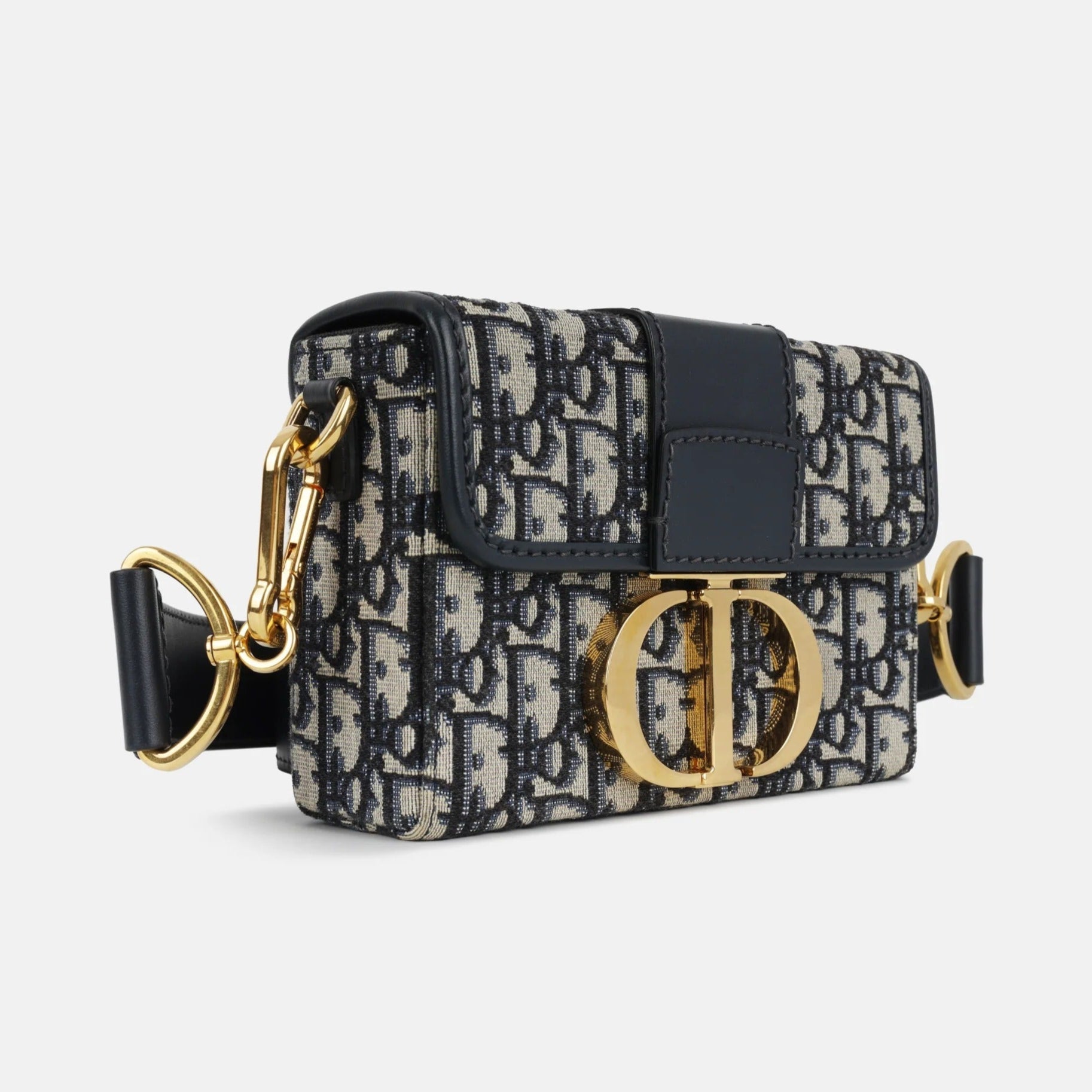 Dior 30 Montaigne Jacquard Bag - Blue Dior Oblique