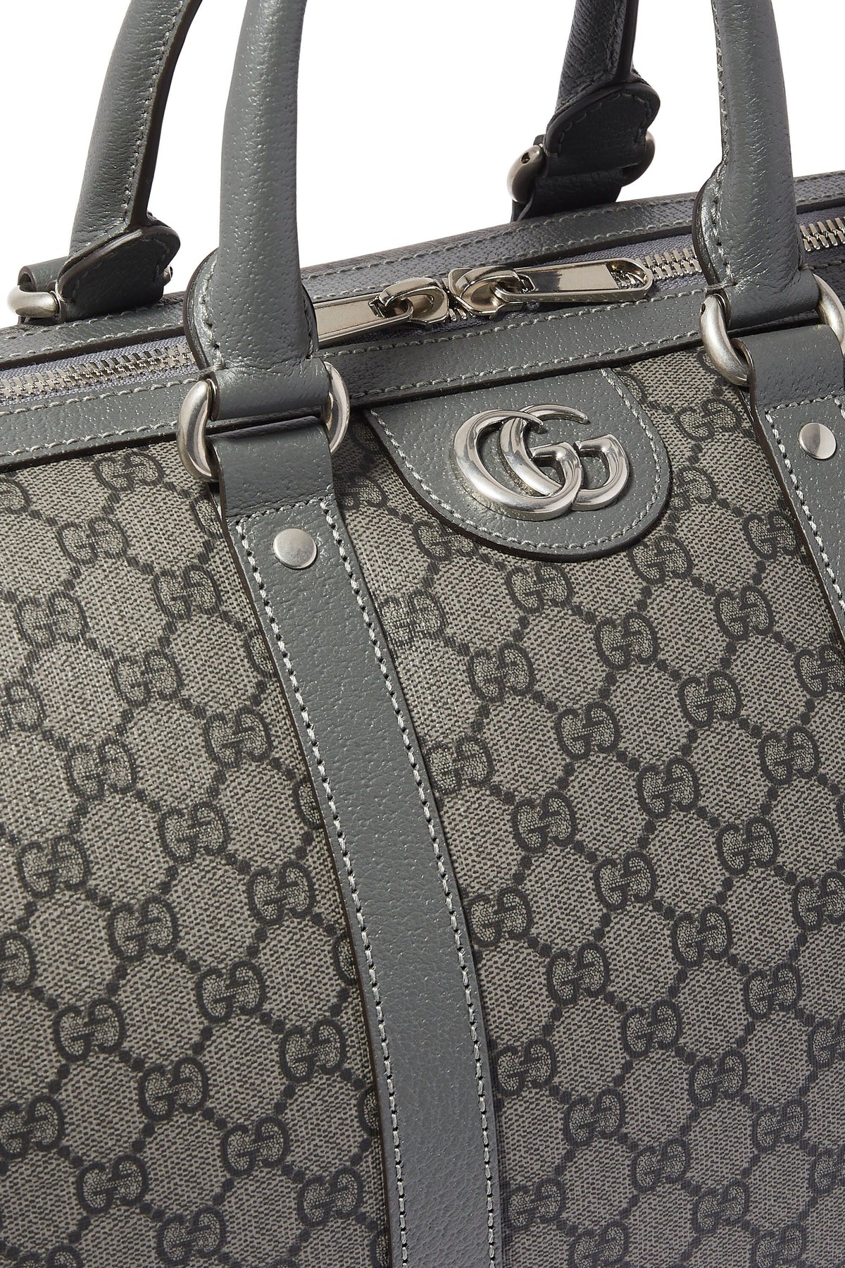 Gucci GG Supreme Canvas Ophidia Duffle Bag – Grey