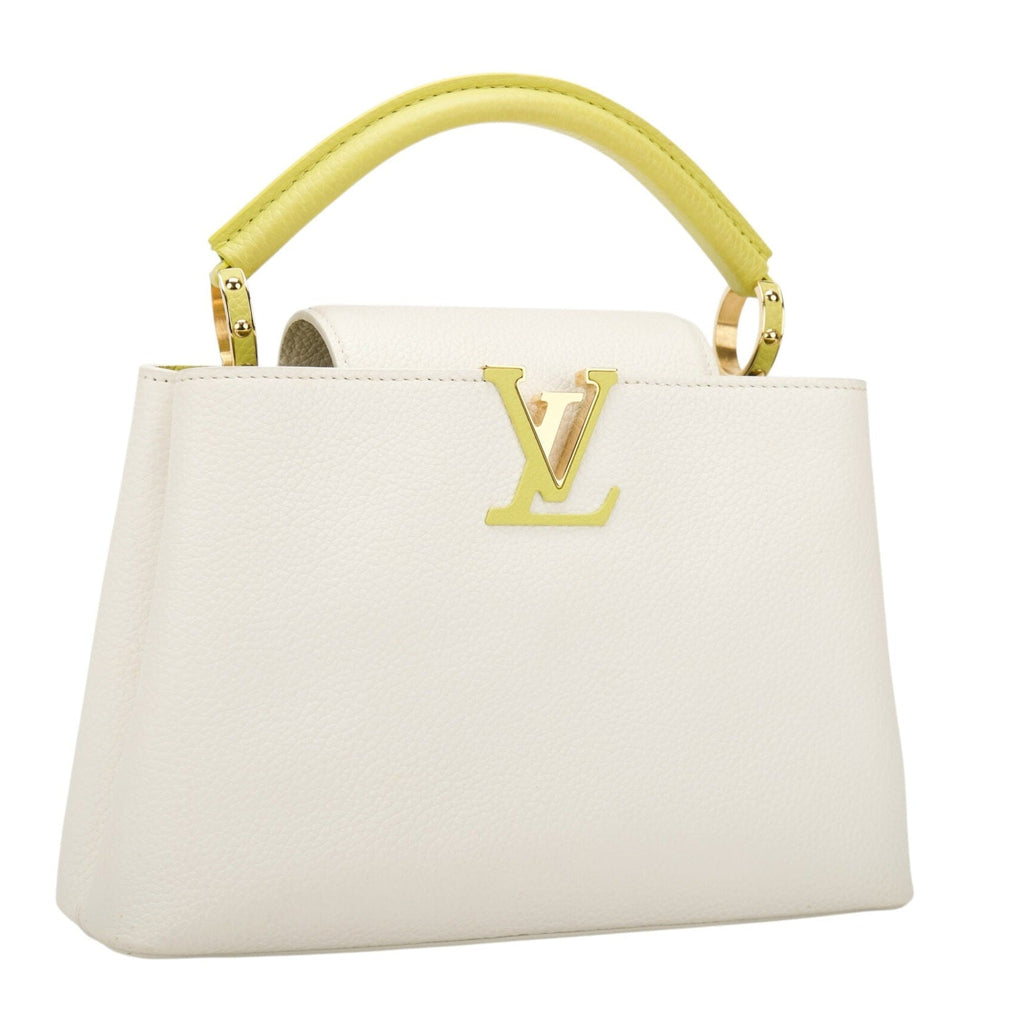 Louis Vuitton Capucines BB Handbag – White