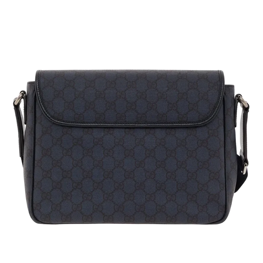 Gucci Supreme Canvas Ophidia Medium Messenger Bag – Blue