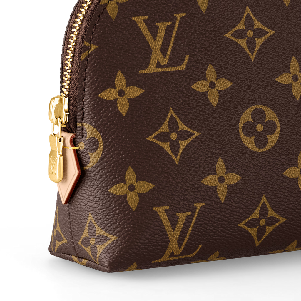 Louis Vuitton Monogram Canvas Cosmetic Pouch MM – Brown