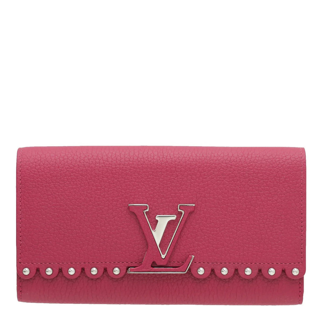 Louis Vuitton Capucines Taurillon Leather Wallet - Red