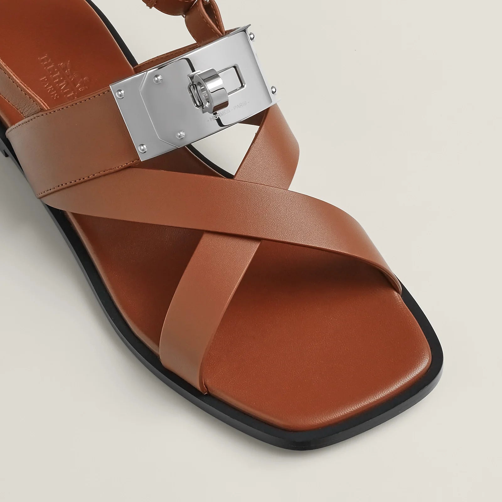 Hermes Ines Sandals - Brown