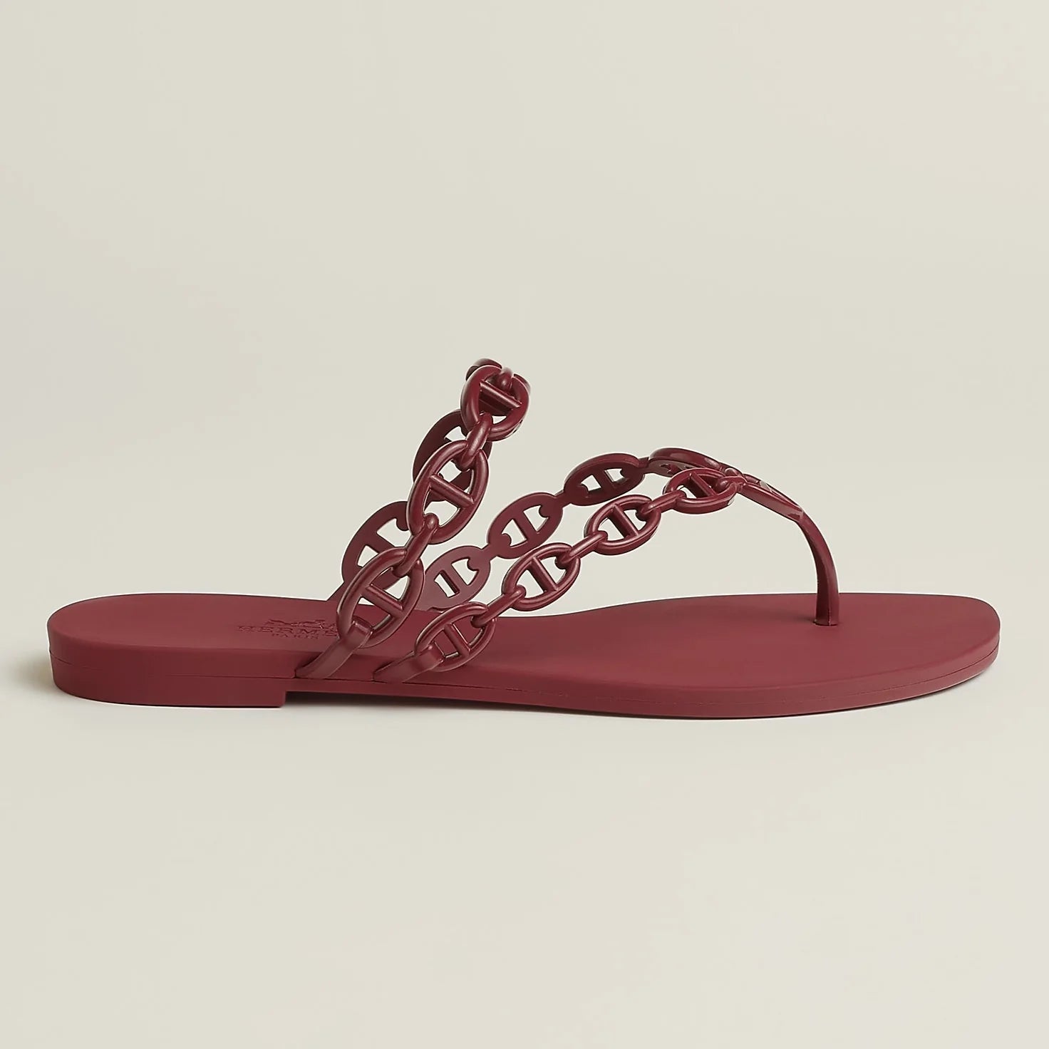 Hermes Island Sandals - Rouge H