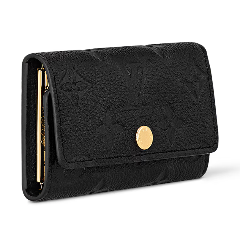 Louis Vuitton Monogram Empreinte 6 Key Holder - Black
