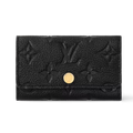 Louis Vuitton Monogram Empreinte 6 Key Holder - Black