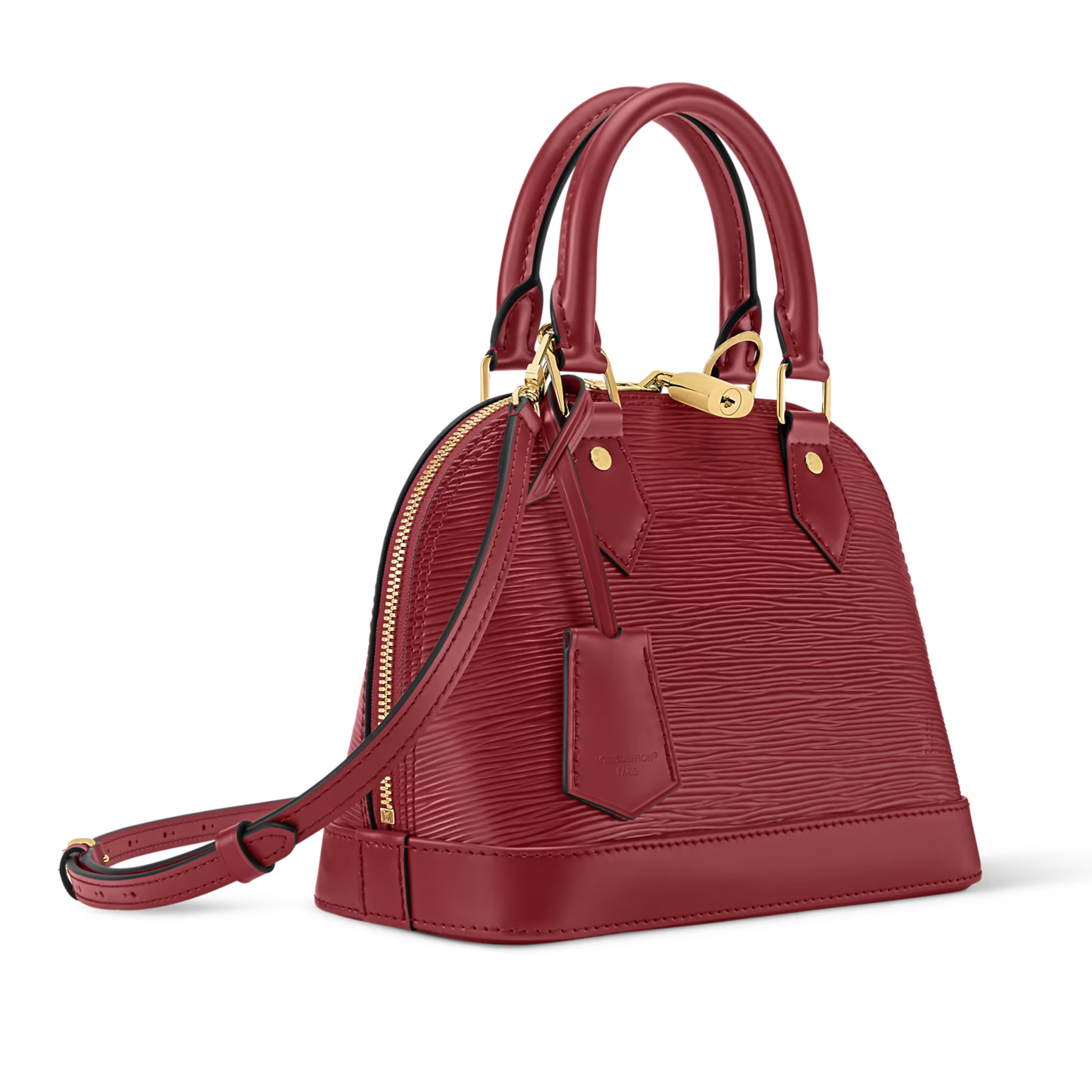 Louis Vuitton Alma BB Handbag - Monogram Rouge