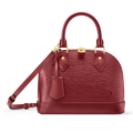 Louis Vuitton Alma BB Handbag - Monogram Rouge
