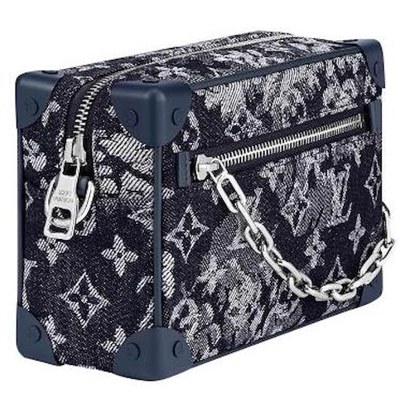 Louis Vuitton Monogram Tapestry Trunk Bag - Blue