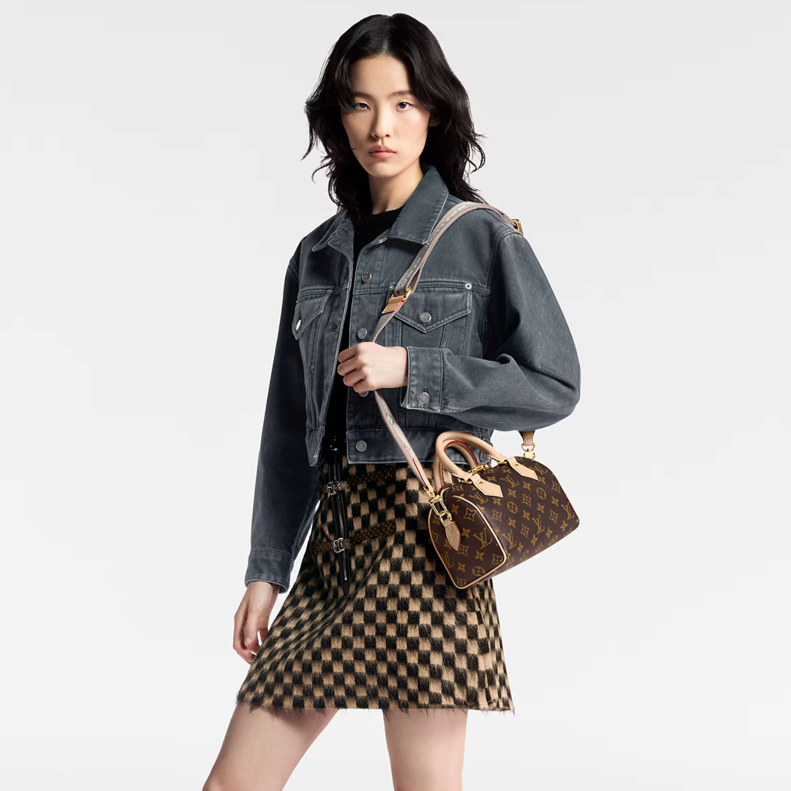 Louis Vuitton Speedy Bandoulière 20 Handbag - Brown
