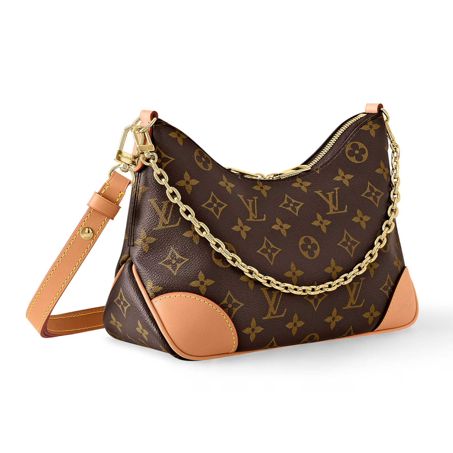 Louis Vuitton Boulogne PM Shoulder Bag - Natural Brown