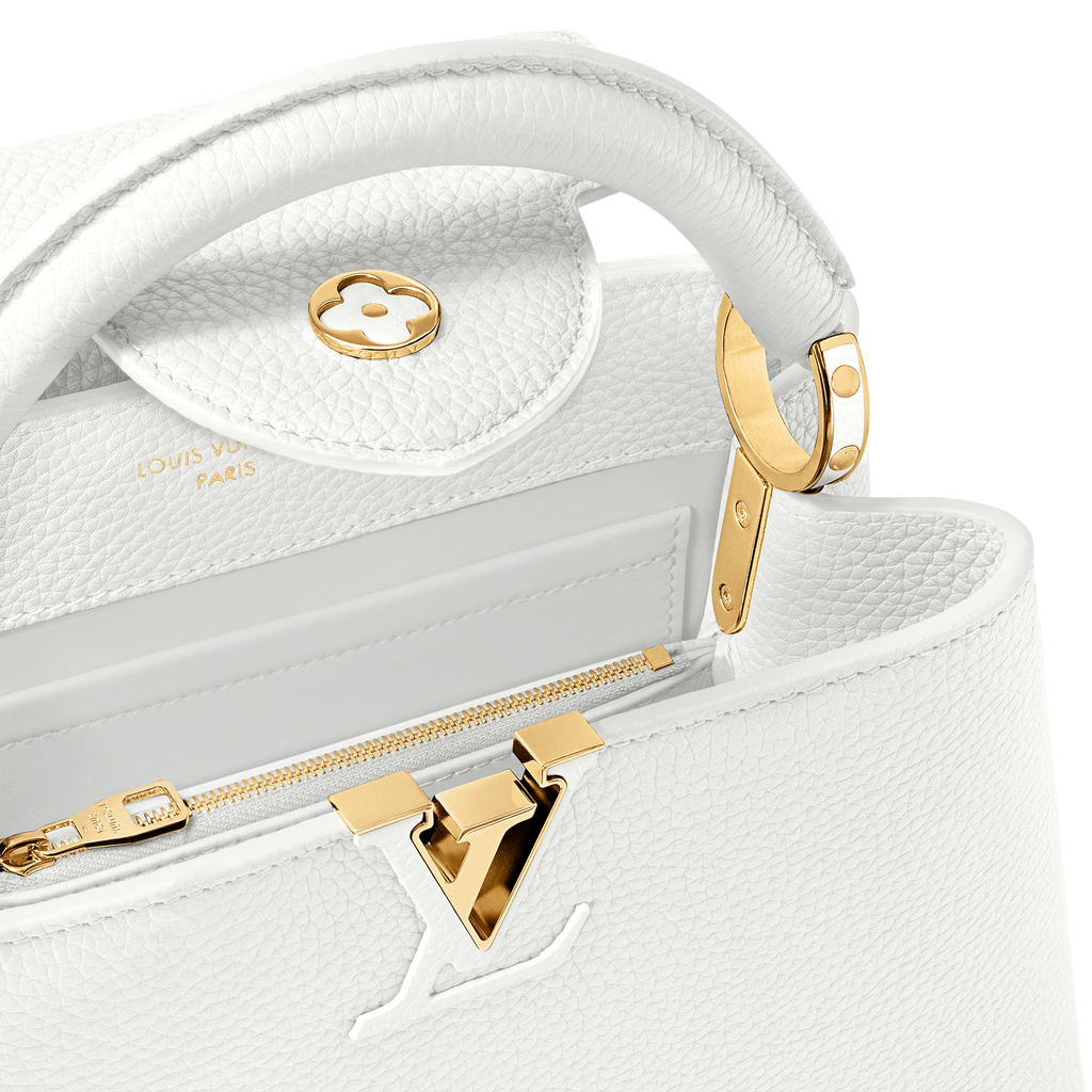 Louis Vuitton Capucines BB Taurillon Handbag – Snow White