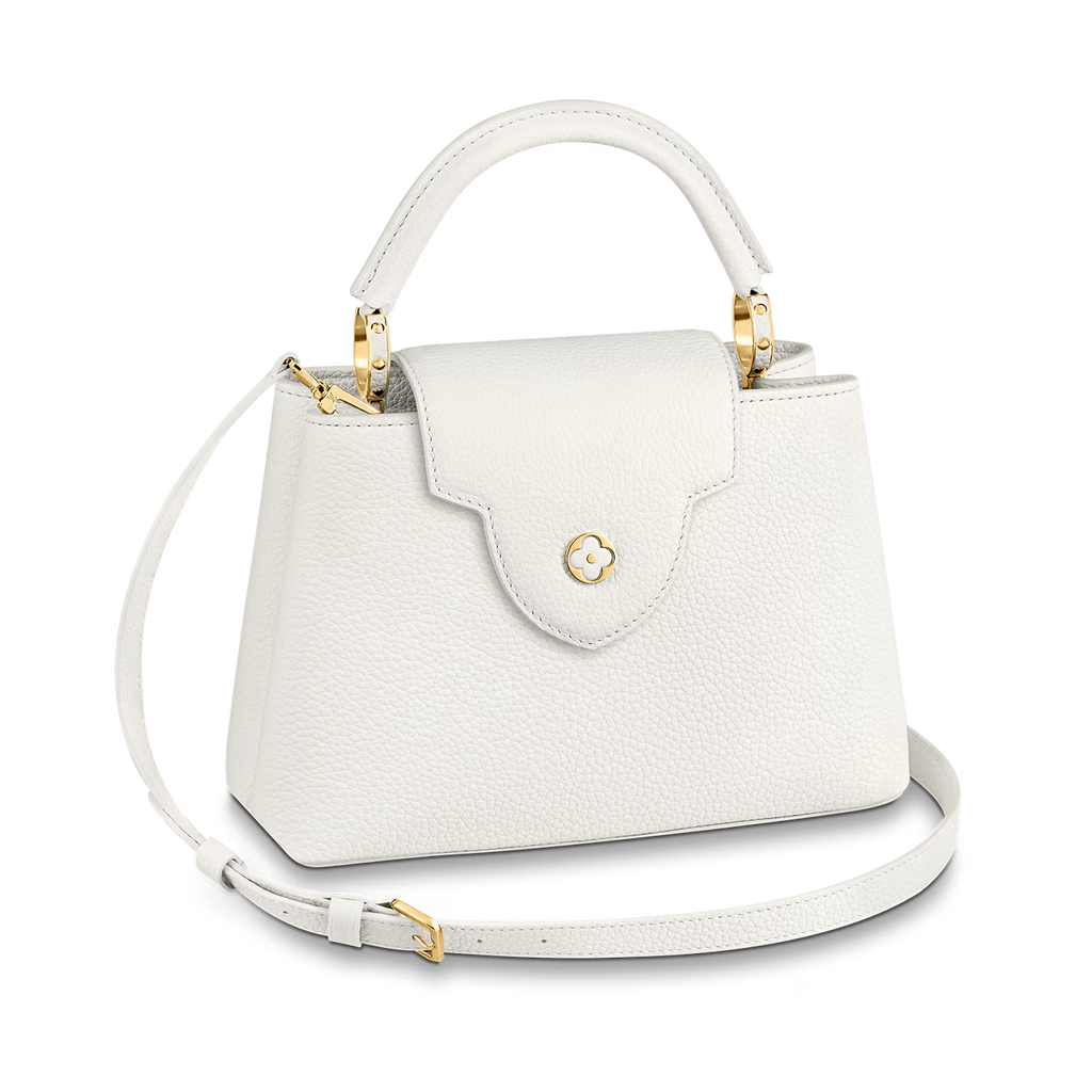 Louis Vuitton Capucines BB Taurillon Handbag – Snow White