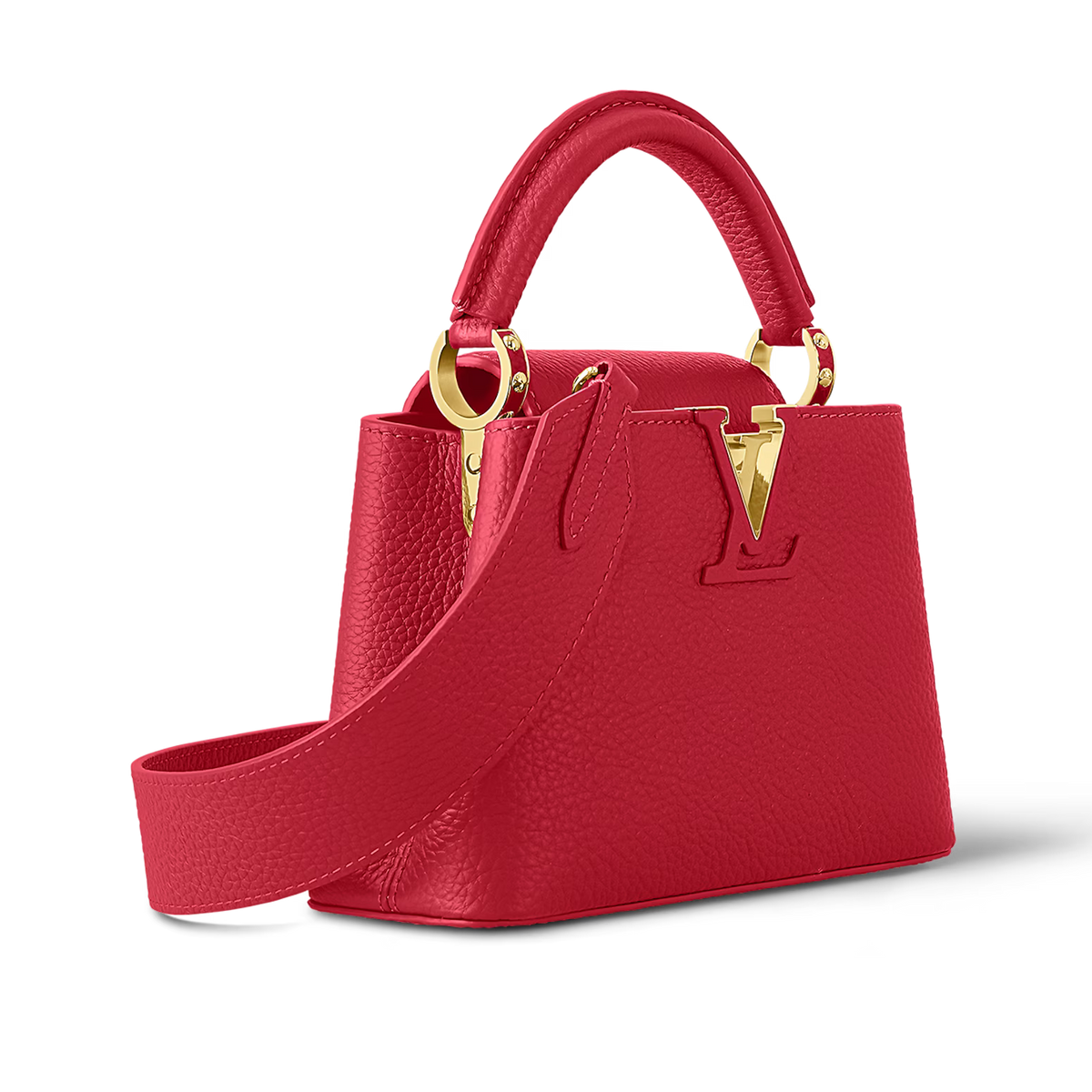 Louis Vuitton Capucines Mini Handbag – Scarlett Red