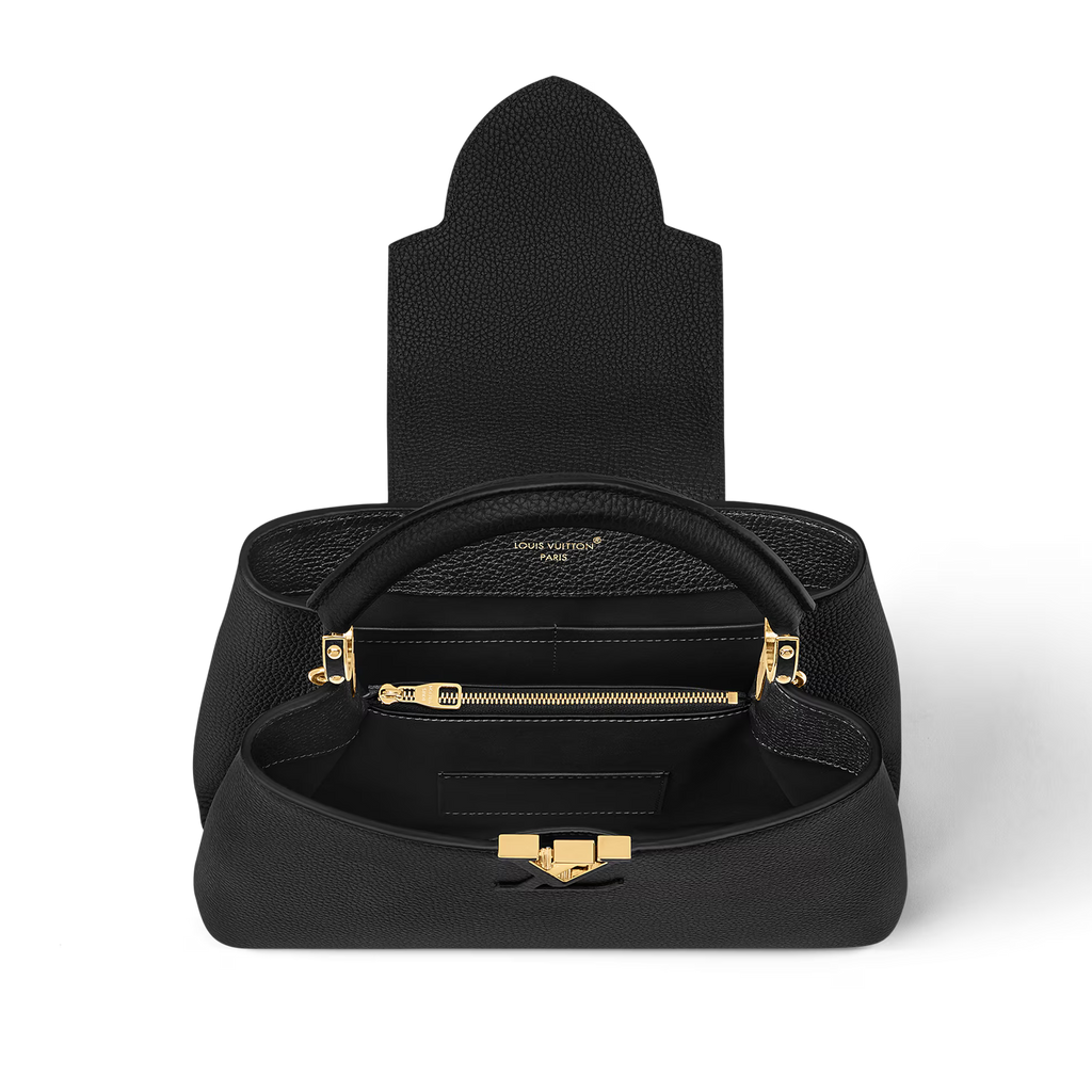 Louis Vuitton Capucines MM Handbag – Black