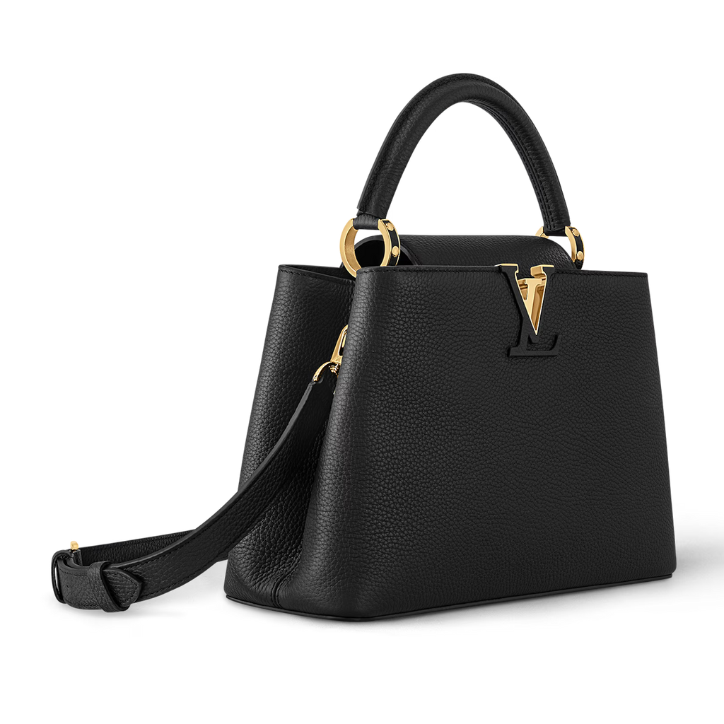 Louis Vuitton Capucines MM Handbag – Black