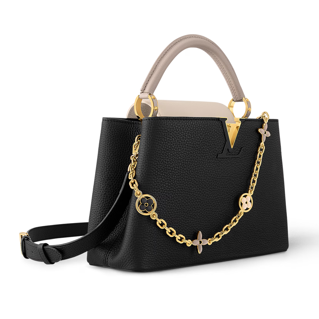 Louis Vuitton Capucines MM Handbag – Black