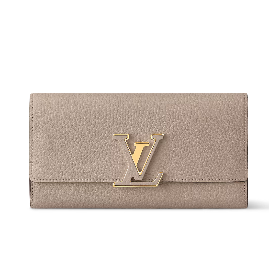 Louis Vuitton Taurillon Leather Capucines Wallet - Galet