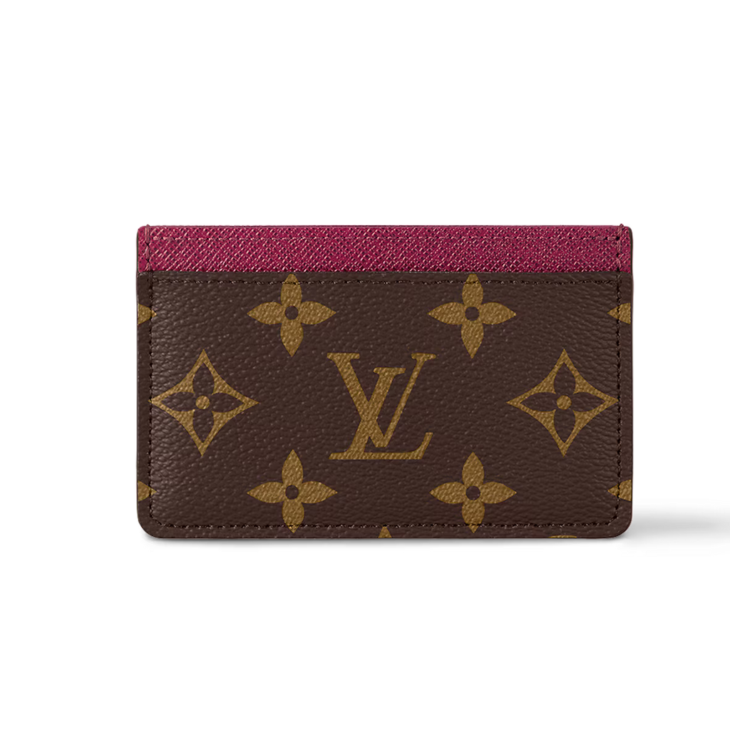 Louis Vuitton Monogram Canvas Card Holder - Fuchsia