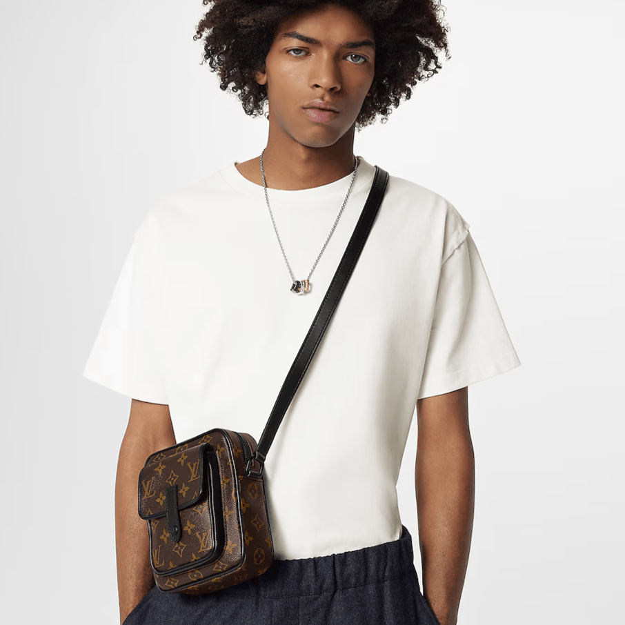 Louis Vuitton Macassar Christopher Wearable Wallet - Brown