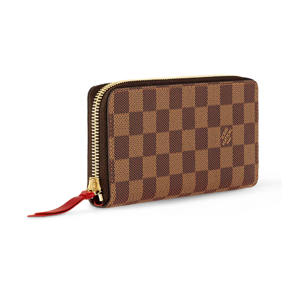 Louis Vuitton Damier Ebene Canvas Clémence Wallet - Brown