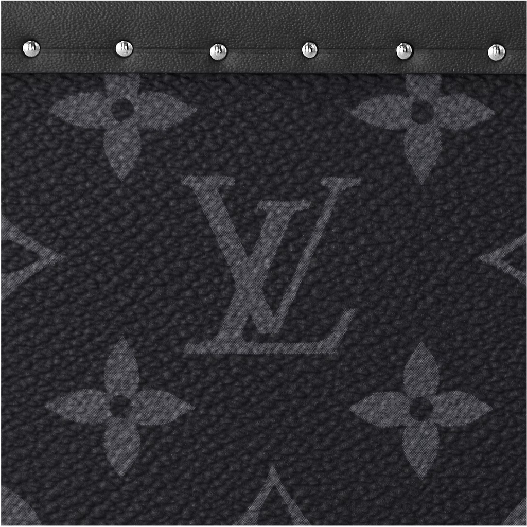 Louis Vuitton Clutch Box Bag - Monogram Eclipse Black