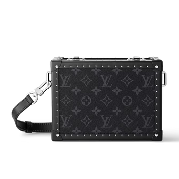 Louis Vuitton Clutch Box Bag - Monogram Eclipse Black