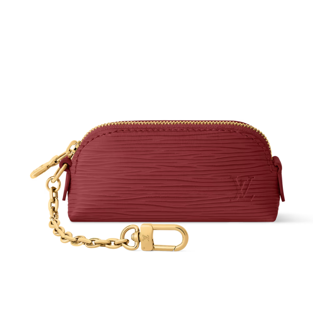Louis Vuitton Cosmetic Lipstick Pouch - Monogram Rouge