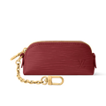 Louis Vuitton Cosmetic Lipstick Pouch - Monogram Rouge