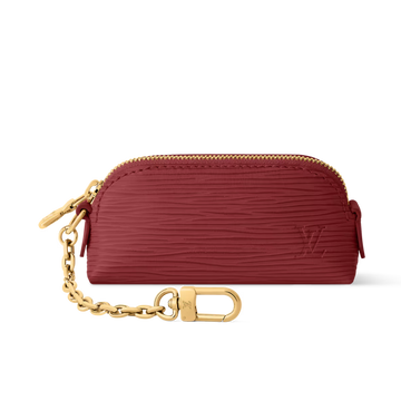 Louis Vuitton Cosmetic Lipstick Pouch - Monogram Rouge