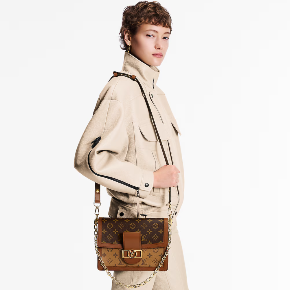 Louis Vuitton Dauphine Mini Shoulder Bag - Brown