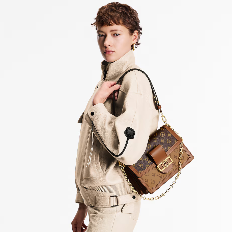 Louis Vuitton Dauphine Mini Shoulder Bag - Brown