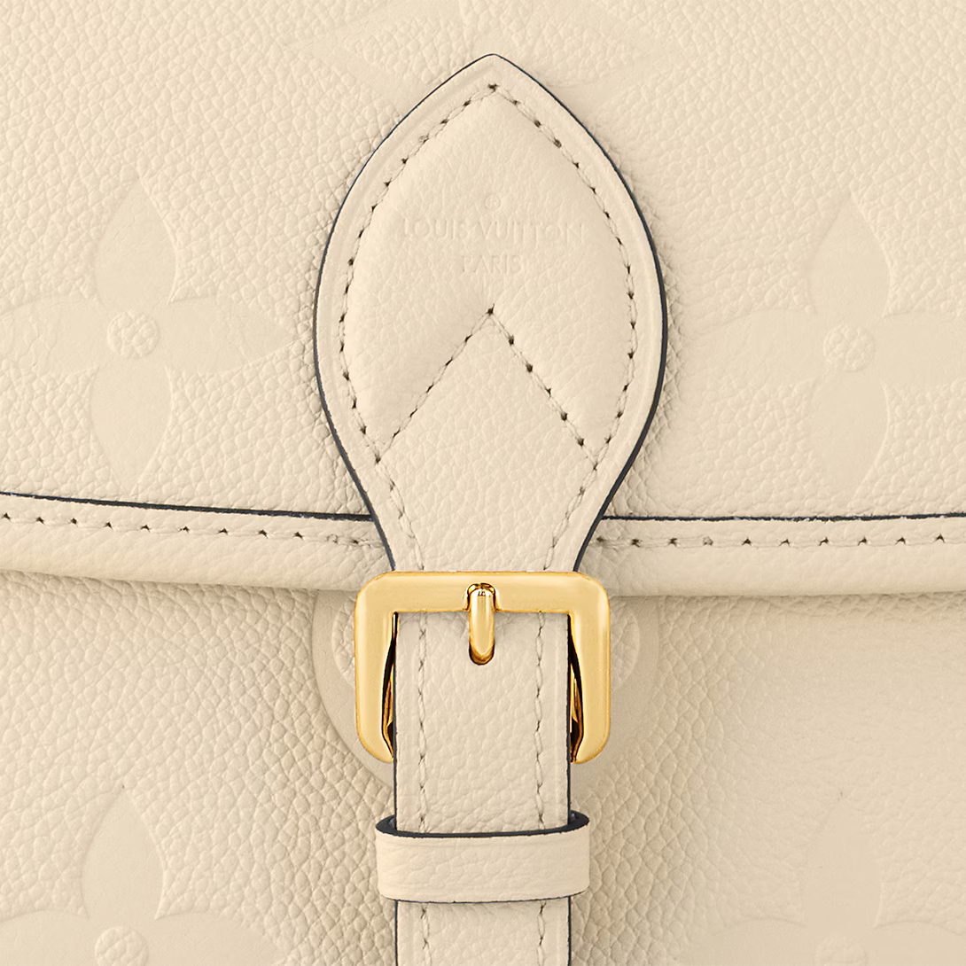 Louis Vuitton Diane Satchel Shoulder Bag - Cream