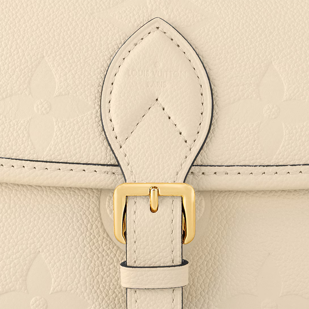 Louis Vuitton Diane Satchel Shoulder Bag - Cream